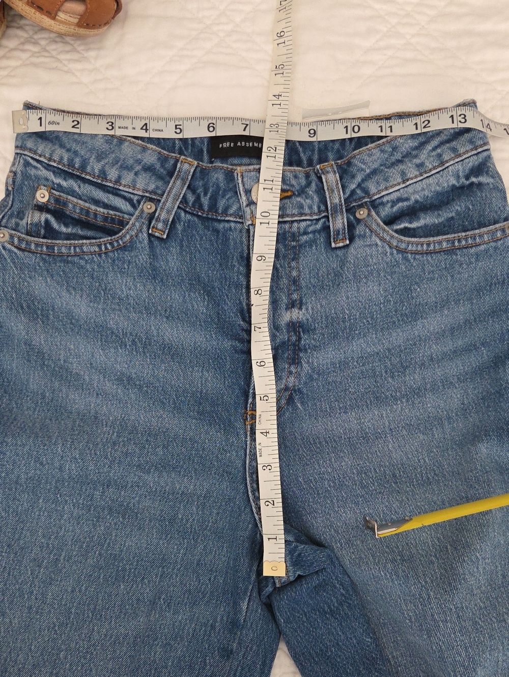 Free Assembly NWT Wide Hem Barrel Size Zero Fits Big - Picture 4 of 5